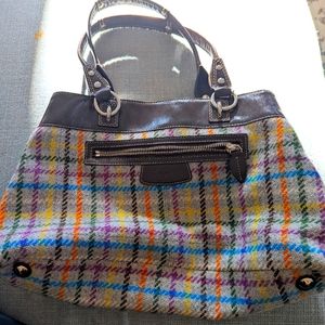 COACH Penelope Tattersal Shoulder Handbag